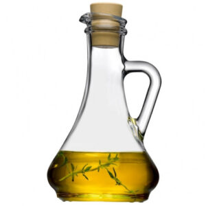 Бутылка для масла и уксуса 260 мл. d=94 мм. h=157 мм. с ручкой и проб. Оливия /1/12/480/