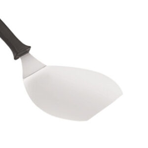 Лопатка для пиццы 35 см. изогнутая раб. часть 22*16,5 см. нерж. ручка пластик MGsteel /1/47/