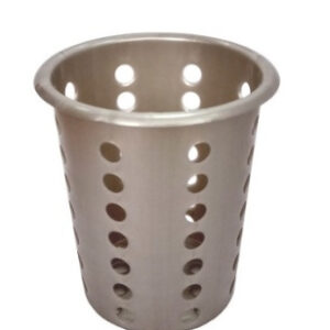 Подставка для столовых приборов (стакан) d= 95 мм. h=130 мм. перфор. стальной, пластик MGprof /1/17/