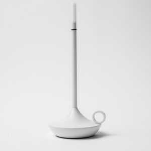 Лампа настольная беспроводная d=11 см. h=25,5 см. 1 цвет, 3 режима яркости, алюм., белая LED CANDLE MGline /1/20/