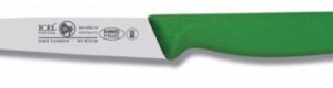 Нож для овощей 100/210 мм. зеленый антибактер. ручка HoReCa Icel /1/