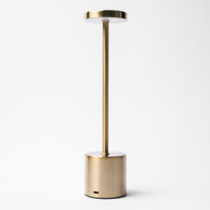 Лампа настольная d=8 см. h=34 см. 3 цвета, сенсорная регулировка яркости, алюм., золотая LED METAL MGline /1/20/ ВДОХНОВЕНИЕ