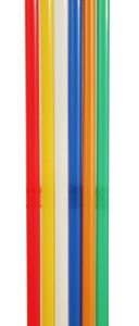 Трубочки кокт. 0,8*24 см. 250 шт/уп. цветные прямые Микс Милк /1/23/