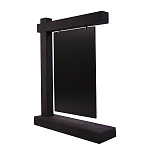 Табличка 170*220 мм. А6 меловая двусторонняя висячая, на дерев. подставке черная /1/