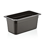 Гастроемкость 1/4 h=150 мм. 3,5 л. п/п черная GP /1/24/