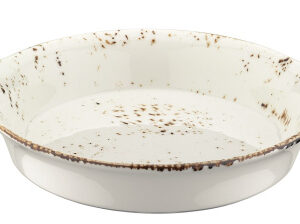 Блюдо для подачи 210*170 мм. овальное с ушками Грейн, форма Оптива Bonna /1/12/