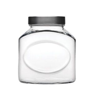 Банка для сыпучих прод. 1500 мл. 150*100*160 мм. с метал. крышкой /1/6/180/