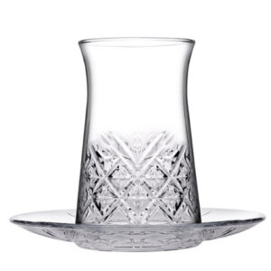 Стаканчик для чая 160 мл. d=56 мм. h=95 мм. с блюдцем Таймлесс Турция /1/6/120/576/