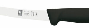 Нож обвалочный 150/280 мм. изогнутый, черный SAFE Icel /1/