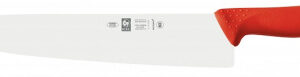 Нож поварской 300/440 мм. Шеф узкое лезвие, красный антибактер. ручка HoReCa Icel /1/6/