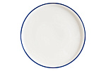 Тарелка d=220 мм. Линеа Синий, форма Хюгге Bonna /1/6/558/