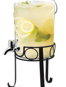 Емкость для настойки с краном 3 л. d=190 мм. h=325 мм. на подставке VB /1/