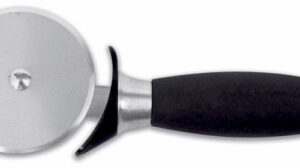 Нож для пиццы d= 7 см. нерж. с черной пластик. ручкой Icel /1/6/