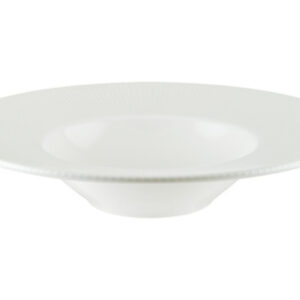 Тарелка для пасты d=280 мм.  400 мл. Ирис Белый, форма Банкет Bonna /1/6/396