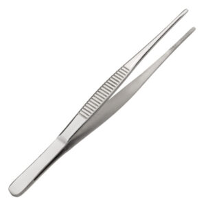Щипцы (пинцет) 16 см. прямые, нерж. MGsteel /1/100/