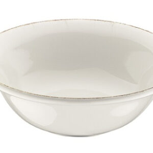 Салатник d=200 мм. 900 мл. h=70 мм. Ретро коричневый край, форма Гурмэ Bonna /1/6/450/