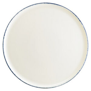 Блюдо для пиццы d=320 мм. Ретро синий край, форма Гурмэ Bonna /1/6/348/