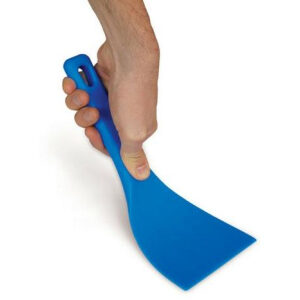 Лопатка для пиццы треугольная 27 см. гибкая раб. часть 10,5*12 см. пластик Gimetal /1/4/