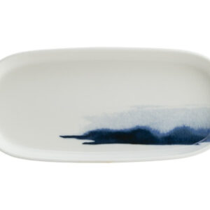 Блюдо овальное 210*100 мм. Блю Вэйв, форма Хюгге Bonna /1/12/1116/