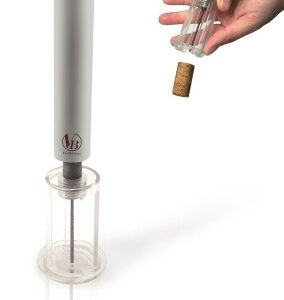 Штопор вакуумный с иглой 19,3 см. профессиональный нерж. VB /1/12/