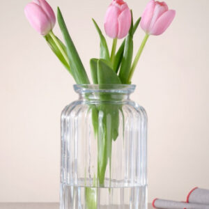 Ваза для цветов d=102 мм. h=230 мм. Ботаника /6/144/