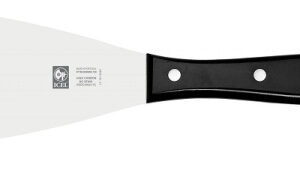 Лопатка 24,5 см. прямая раб. часть 12*8 см. нерж. широкая, черная Icel /1/6/