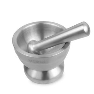 Ступка d=11,8 см. h=11 см. с пестиком 14 см., нерж. упрочнен. MGsteel  /1/24/