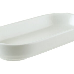 Соусник 120 мл. 155*80 мм. h=28 мм. Белый, форма Хюгге Bonna /1/12/1680/