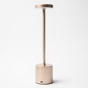 Лампа настольная d=8 см. h=34 см. 3 цвета, сенсорная регулировка яркости, алюм., розовое золото LED METAL MGline /1/20/