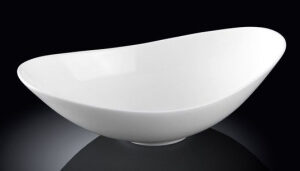 Салатник овальный 130*90 мм. 100 мл. h=30/48 мм. Wilmax /6/72/