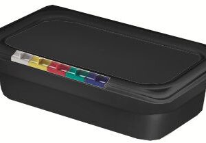 Гастроемкость 1/4 h= 65 мм. 1,7 л. п/п черная /1/28/