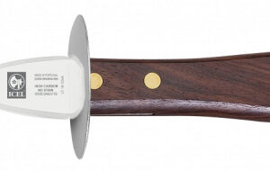 Нож для устриц и колки льда 50/155 мм. с ограничителем, ручка дерево Icel /1/6/