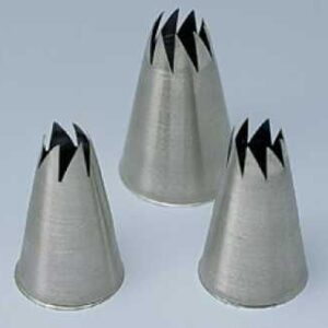 Насадка кондитер. "Открытая роза" L d=36/17 мм. h=52 мм. нерж. /1/