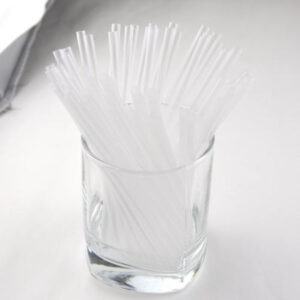 Трубочки кокт. 0,5*12,5 см. 400 шт/уп. прямые прозрачные КОРОТКИЕ /1/50/ АКЦИЯ