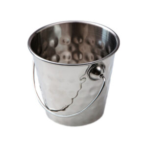 Ведерко для подачи  d=90/60 мм. h=90 мм. 350 мл. нерж. чеканное MGsteel /1/72/