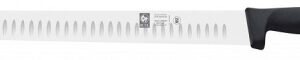 Нож для нарезки 360/500 мм. с бороздками, черный PRACTICA Icel /1/6/