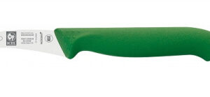 Нож для чистки овощей 60/170 мм. изогнутый, зеленый антибактер. ручка HoReCa Icel /1/12/