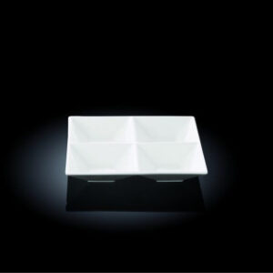 Менажница 4-х секц. 150*150 мм. квадр. Wilmax /6/36/