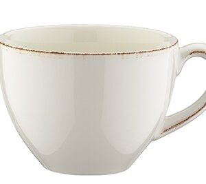 Чашка 230 мл. чайная d=93 мм. h=69 мм. Ретро коричневый край (блюдце 69667, 70666) Bonna /1/6/792/