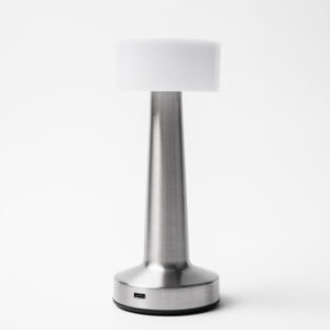 Лампа настольная d=9 см. h=21,5 см. 3 цвета, сенсорная регулировка яркости, нерж., серебристая LED SIMPLE MGline/1/20/