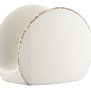 Салфетница 11*5,5*8,5 см. Ретро коричневый край, форма Ванто Bonna /1/12/936