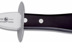 Нож для устриц и колки льда 50/155 мм. с ограничителем, ручка черная Icel /1/6/