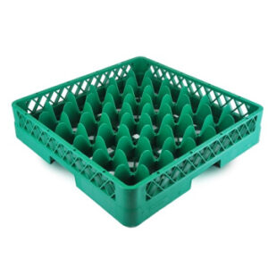 Кассета для бокалов 500*510*100 мм. 36 ячеек 75*75*90 мм. зеленая п/п Tribeca (BB-36) /1/6/