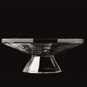 Подставка для торта d=30 см. h=9 см. на ножке хр. стекло Кристаллин Турция /1/