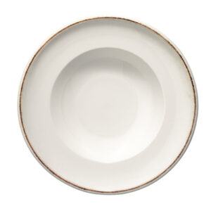 Тарелка для пасты d=300 мм.  550 мл. Ретро коричневый край, форма Гурмэ Bonna /1/6/258/