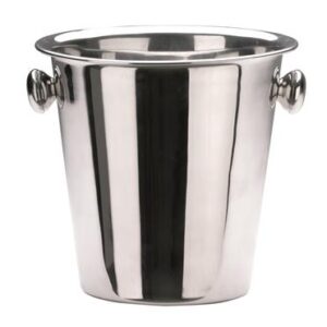 Ведро для шампанского 4,5 л. нерж. d=215/130 мм. h=210 мм. с ручками для 1-й бутылки Abert /1/