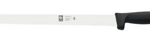 Нож для нарезки 400/540 мм. с волн. кромкой, черный PRACTICA Icel /1/6/