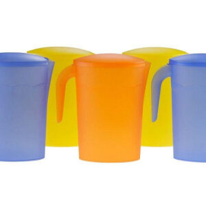 Кувшин 2,0 л. 150*100 мм. h=215 мм. пластик. с крышкой /1/40/