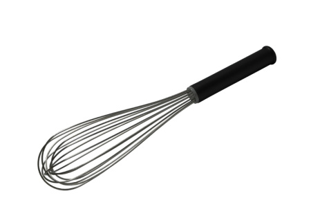 Венчик 40 см. нерж. 16 спиц толщины спицы 2 мм. нейлон. ручка MGsteel /1/72/